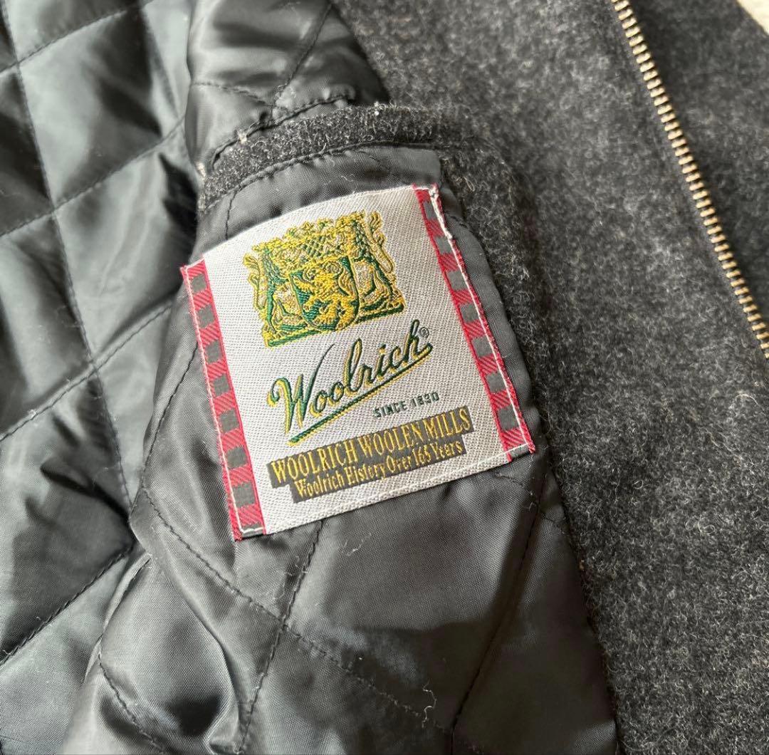 美品 WOOLRICH ウールスイングトップドリズラー　チャコールグレー