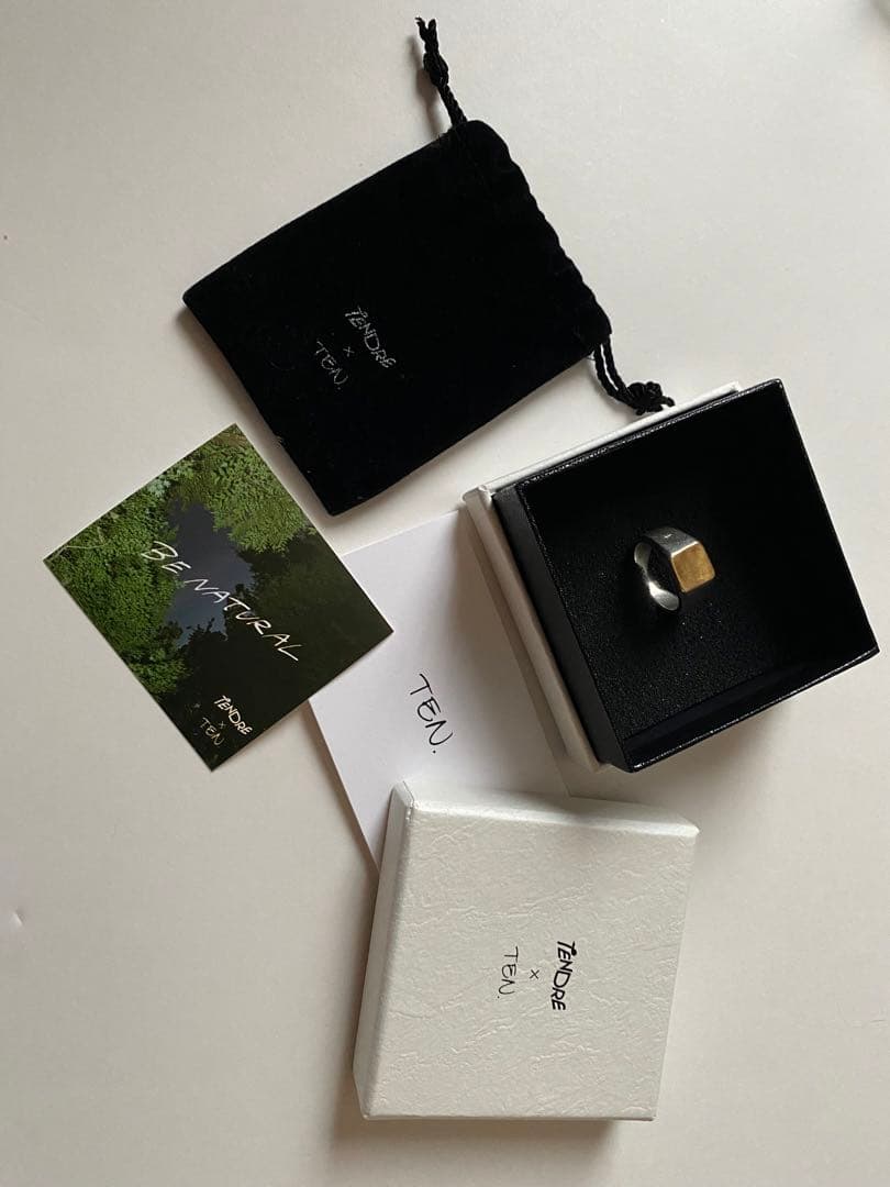 【美品】TENDRE 河原太朗 リング 18号