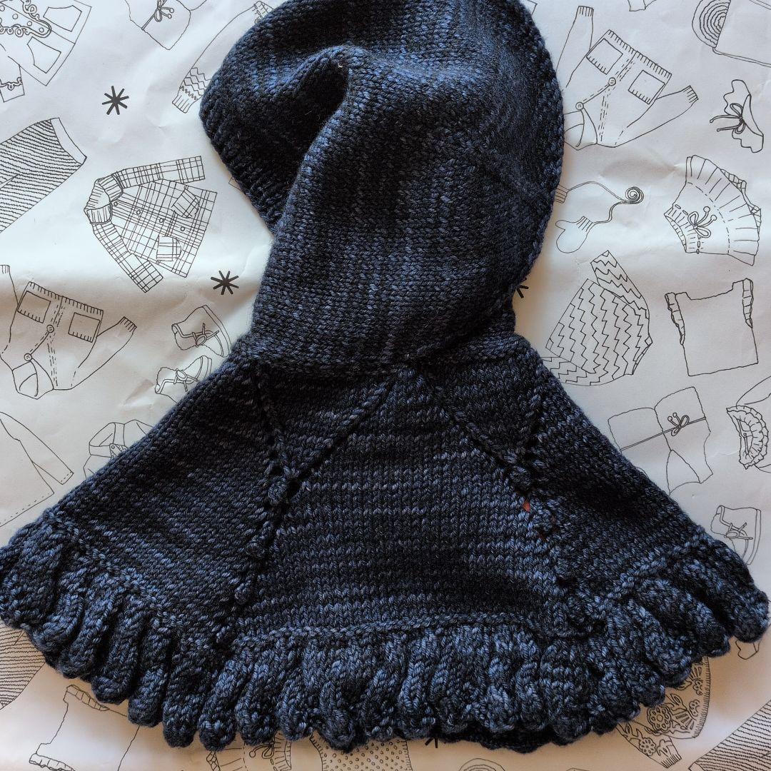 その他 misha and puff Ruffle Capelet Ink 6-8y