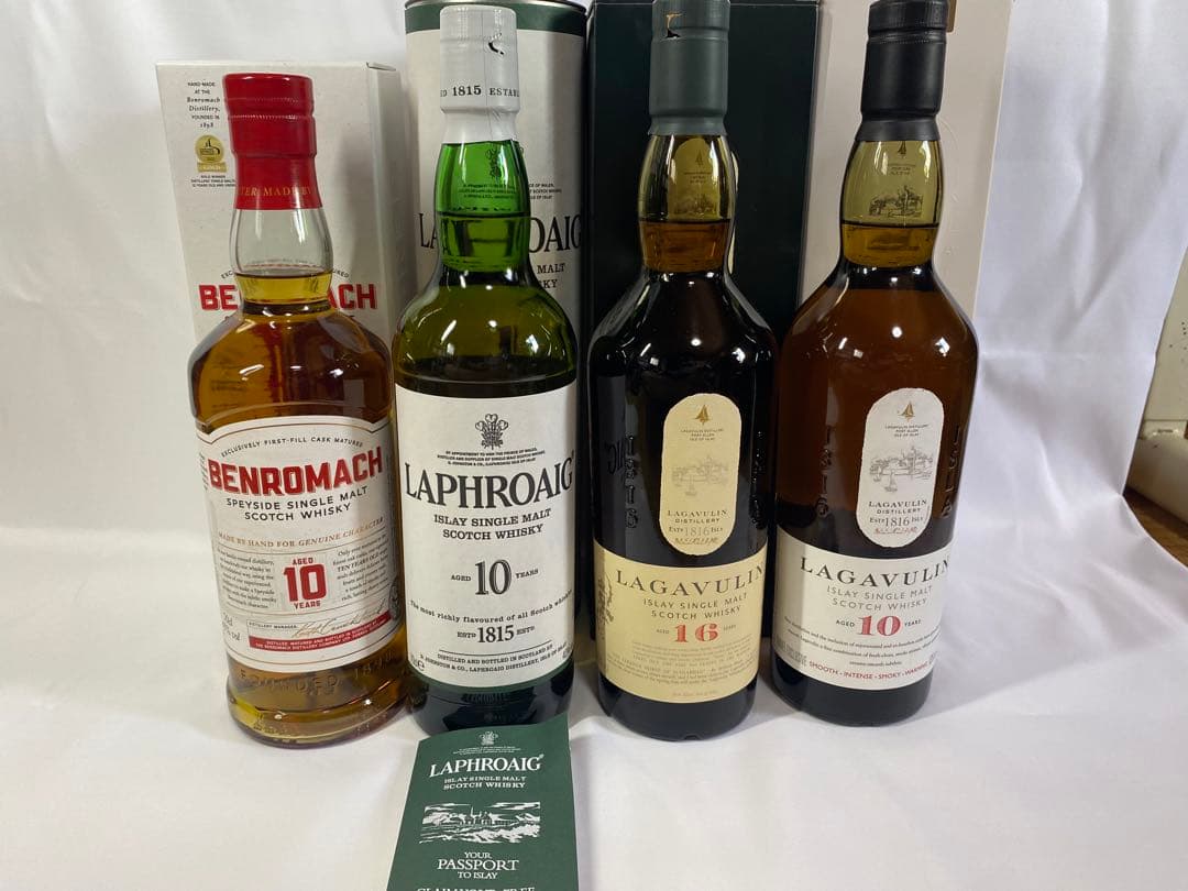 スコッチウイスキーセット ベンロマック　ラフロイグ　ラガブーリン