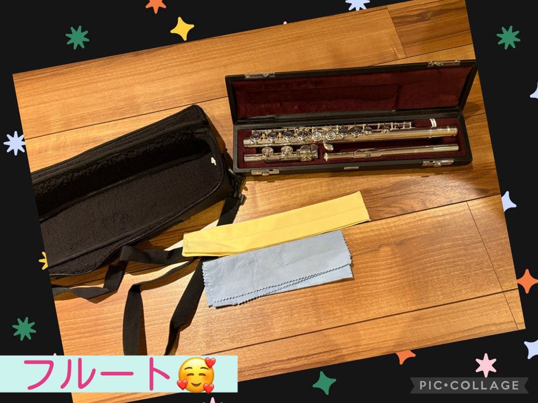 ほぼ未使用！　フルート♡ ケース付き！！