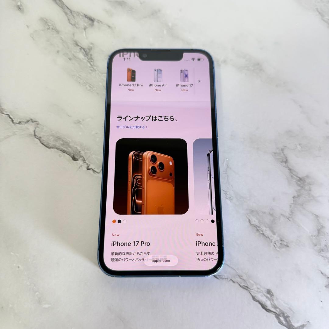 ★バッテリー100% iPhone 13 mini 256GB SIMフリー