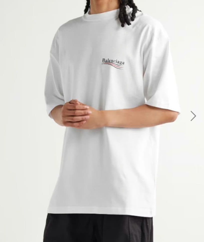 Balenciaga ホワイト Tシャツ Mサイズ 新品タグ付き