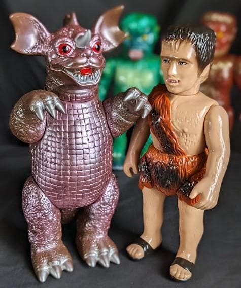 フランケンシュタイン＆バラゴン＆サンダ＆ガイラ（Ｍ１号） ソフビ４体セット