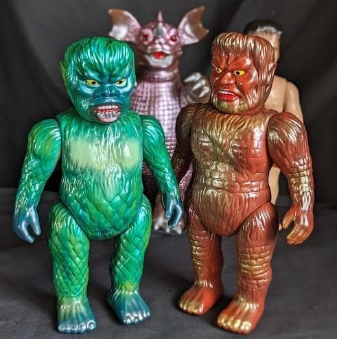 フランケンシュタイン＆バラゴン＆サンダ＆ガイラ（Ｍ１号） ソフビ４体セット