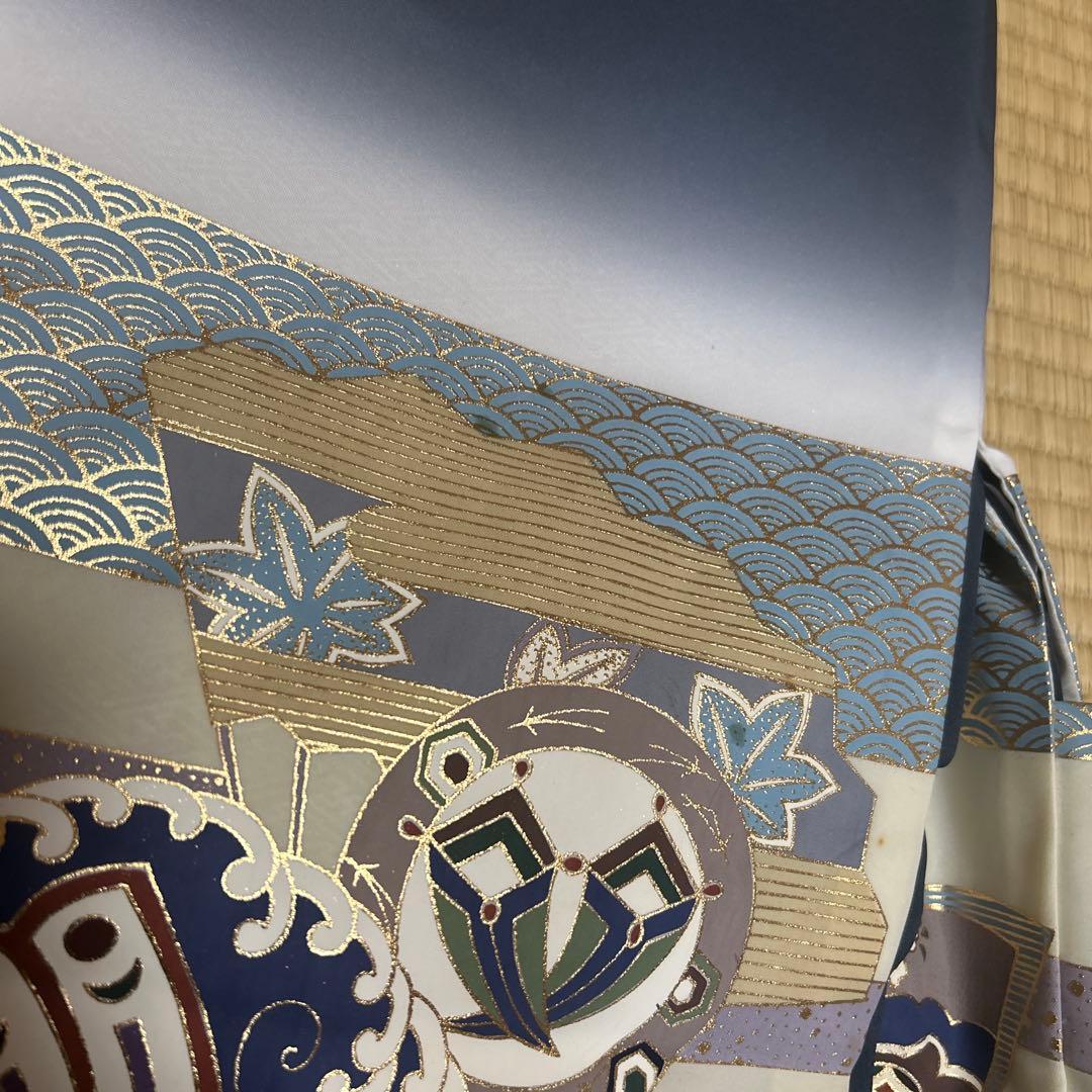 5歳　袴セット　七五三　フルセット　ネイビー