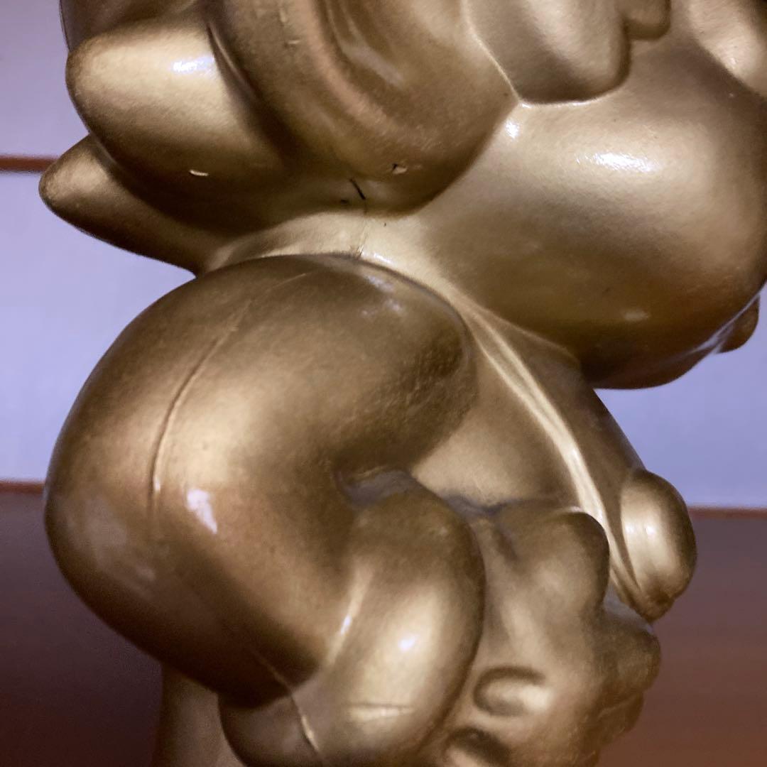 スーパーマリオ像ゴールド