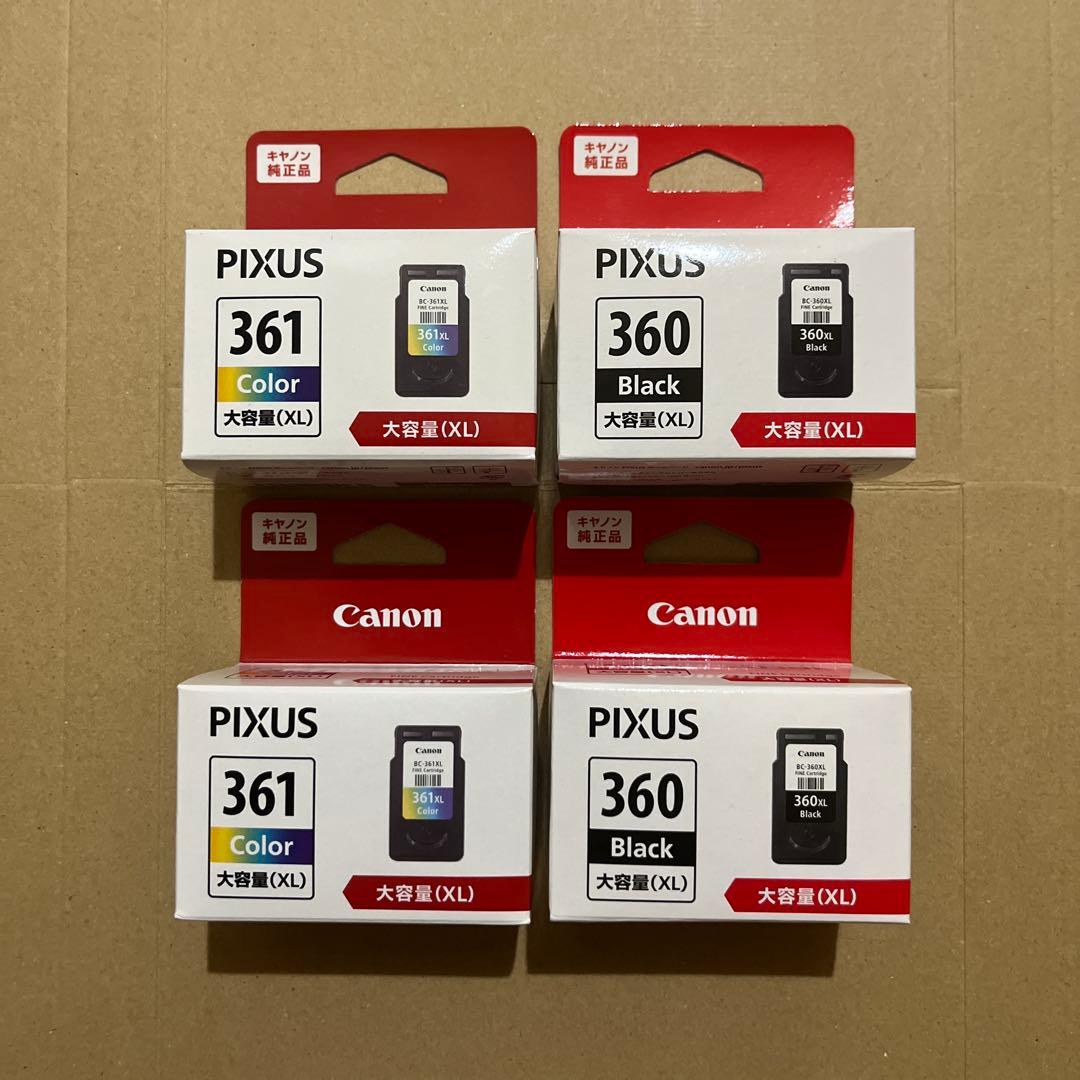 Canon BC361XL+360XL 純正品大容量インク 新品未開封