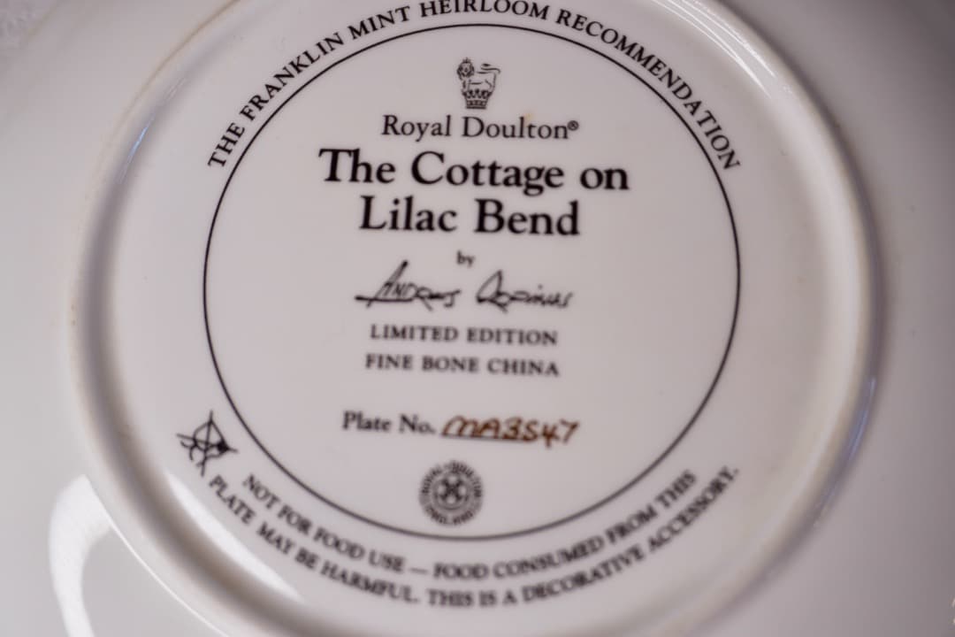 Franklin Mint   絵皿 3枚セット