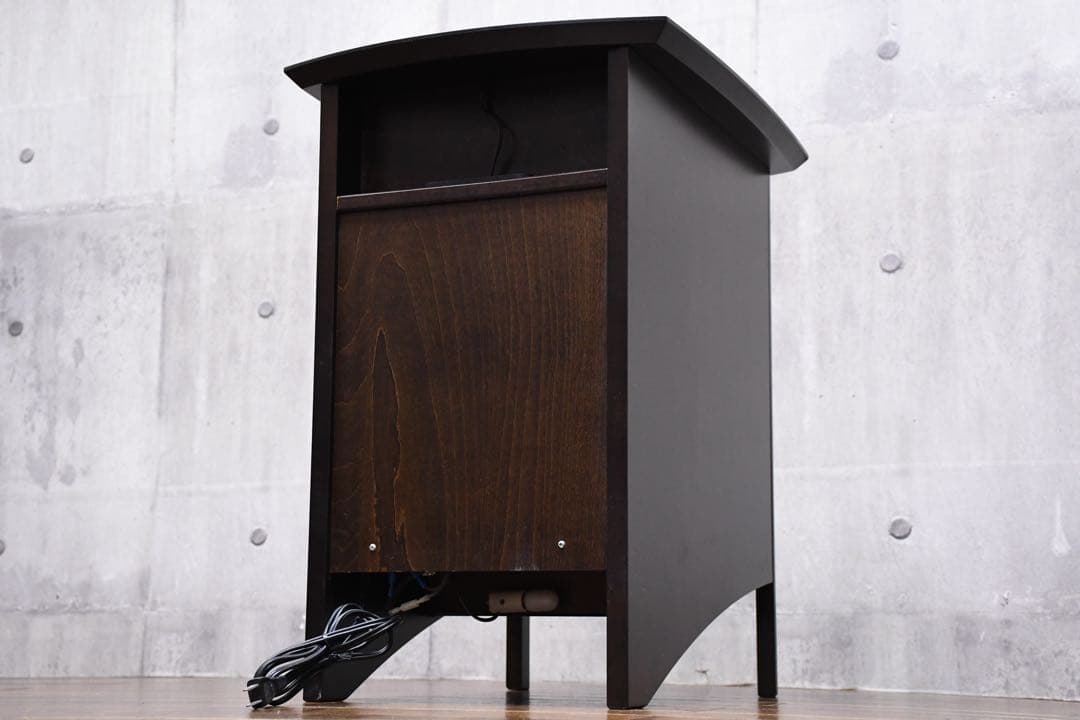 EFK1 カリモク ディレトーレ ナイトテーブル 照明付き 2段ドロワー