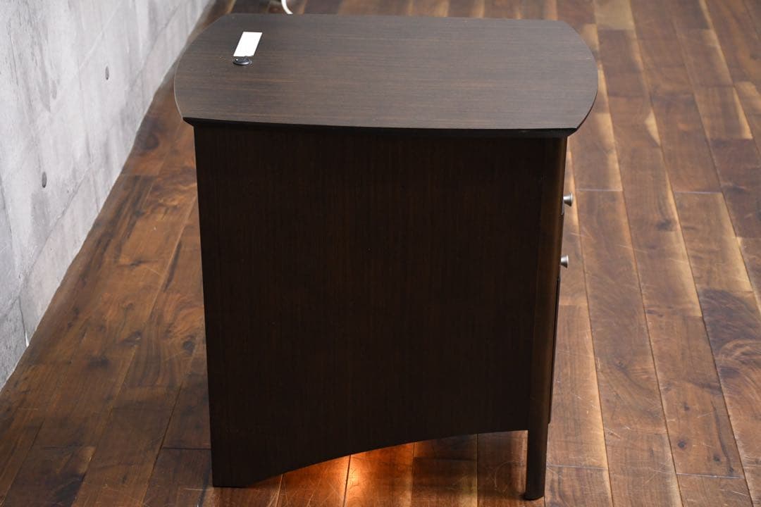 EFK1 カリモク ディレトーレ ナイトテーブル 照明付き 2段ドロワー