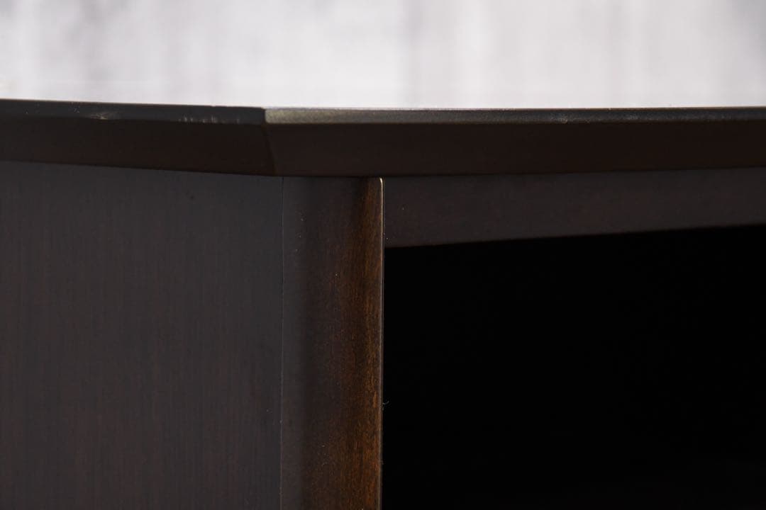 EFK1 カリモク ディレトーレ ナイトテーブル 照明付き 2段ドロワー