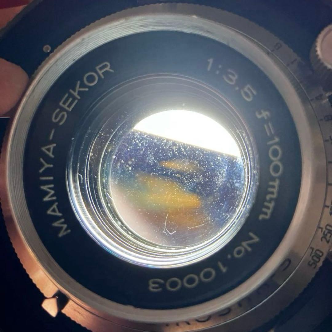 フィルムカメラ Mamiya Press Sekor 100mm f/3.5