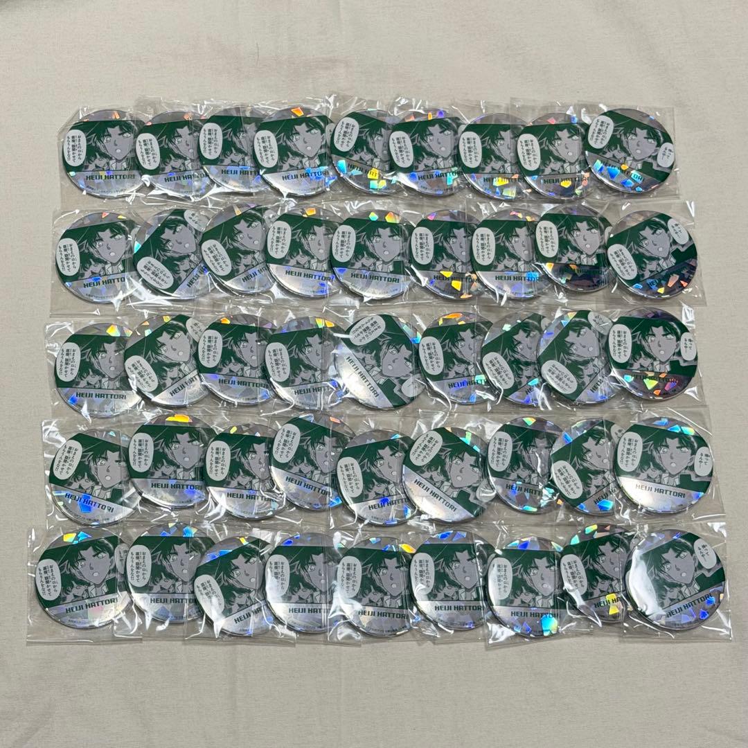 【バラ⭕️】名探偵コナン 服部平次 デジタル缶バッジセット 公式アプリ