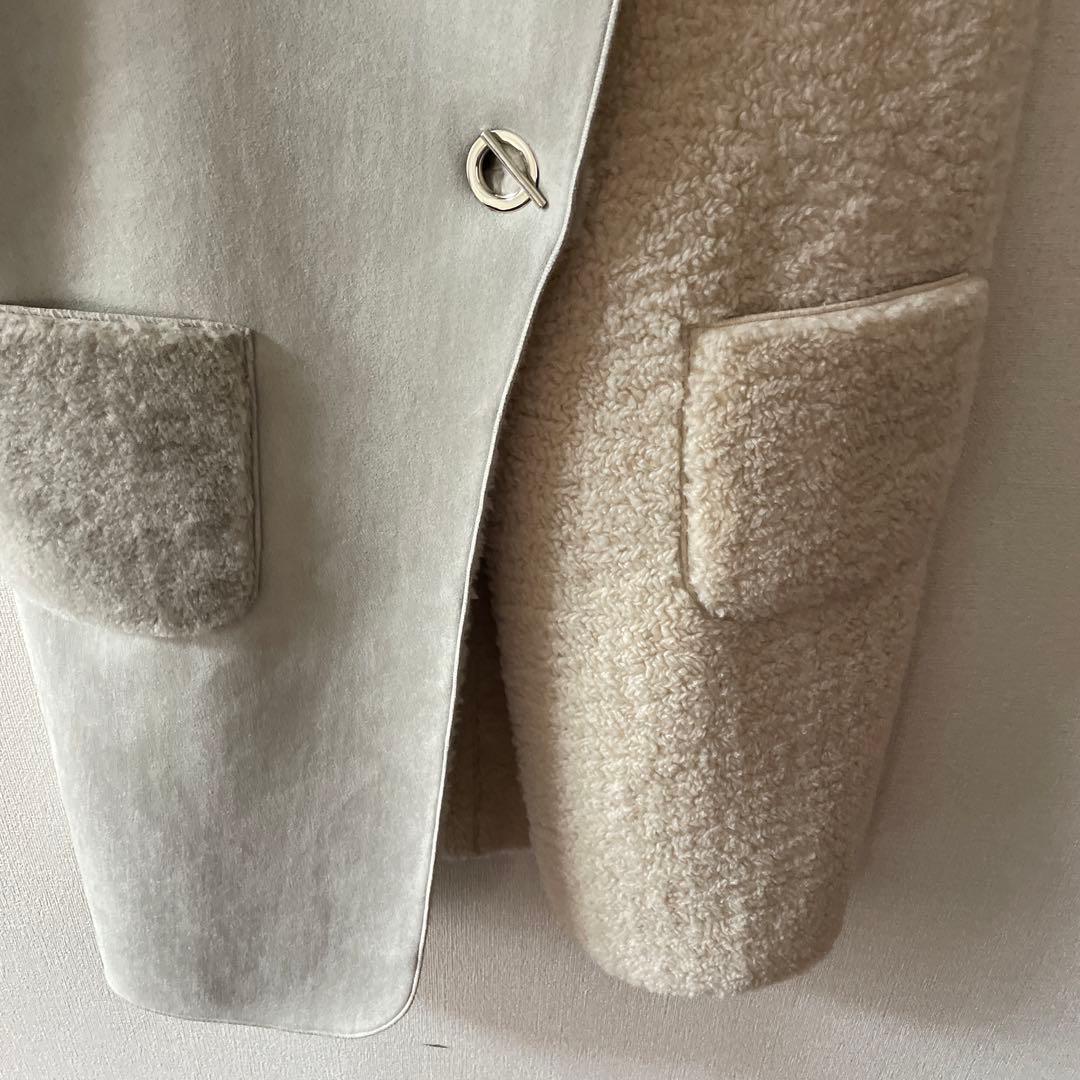 6日間限定♡Eimee Lawウールフリースノーカラーコート