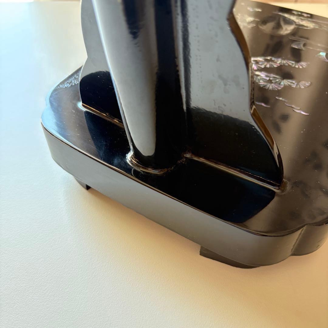 刀掛け台　縦置き　一本掛け　太刀掛け　螺鈿