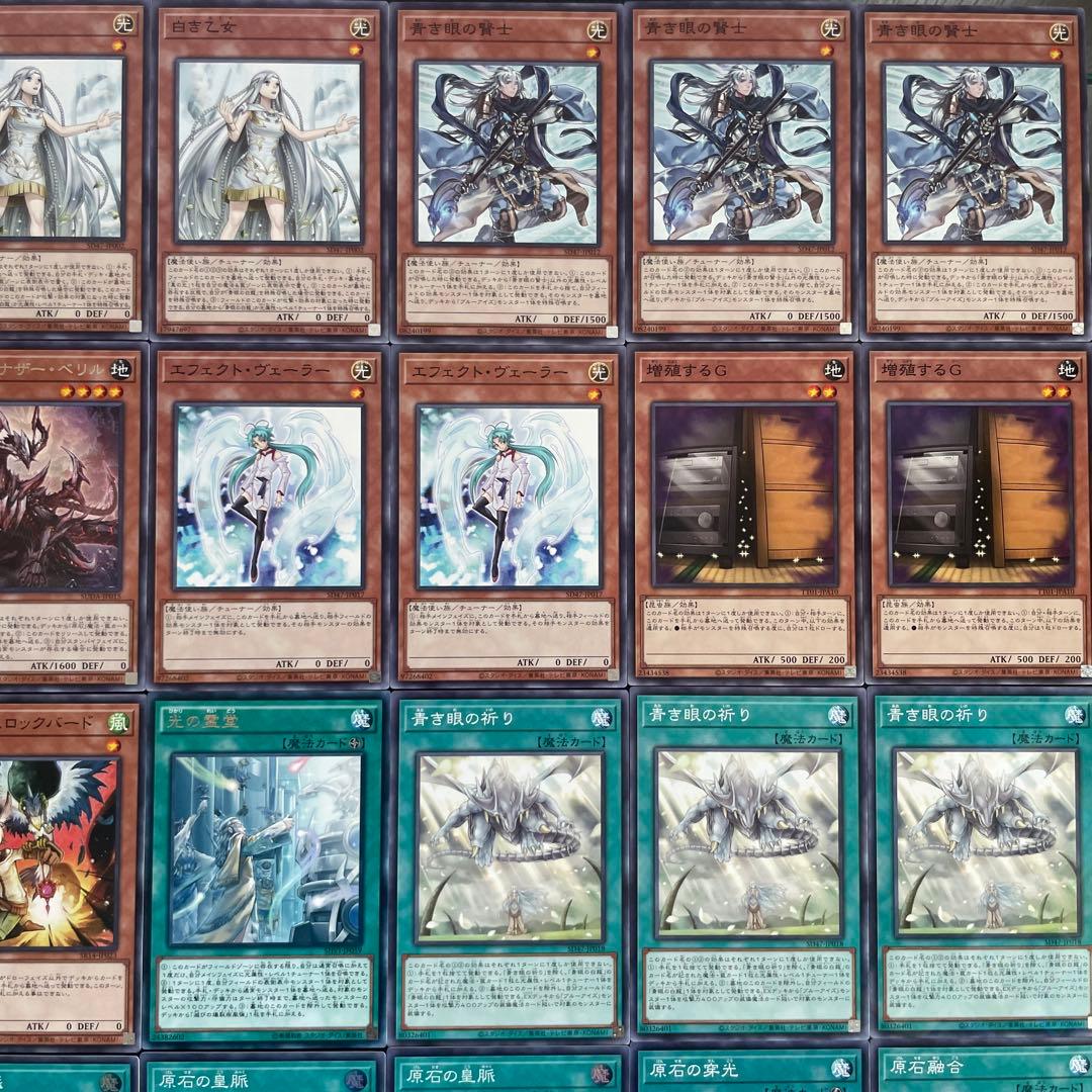原石青眼 本格構築済みデッキ 赤き竜 原石の皇脈 ブルーアイズ 遊戯王 大会構築