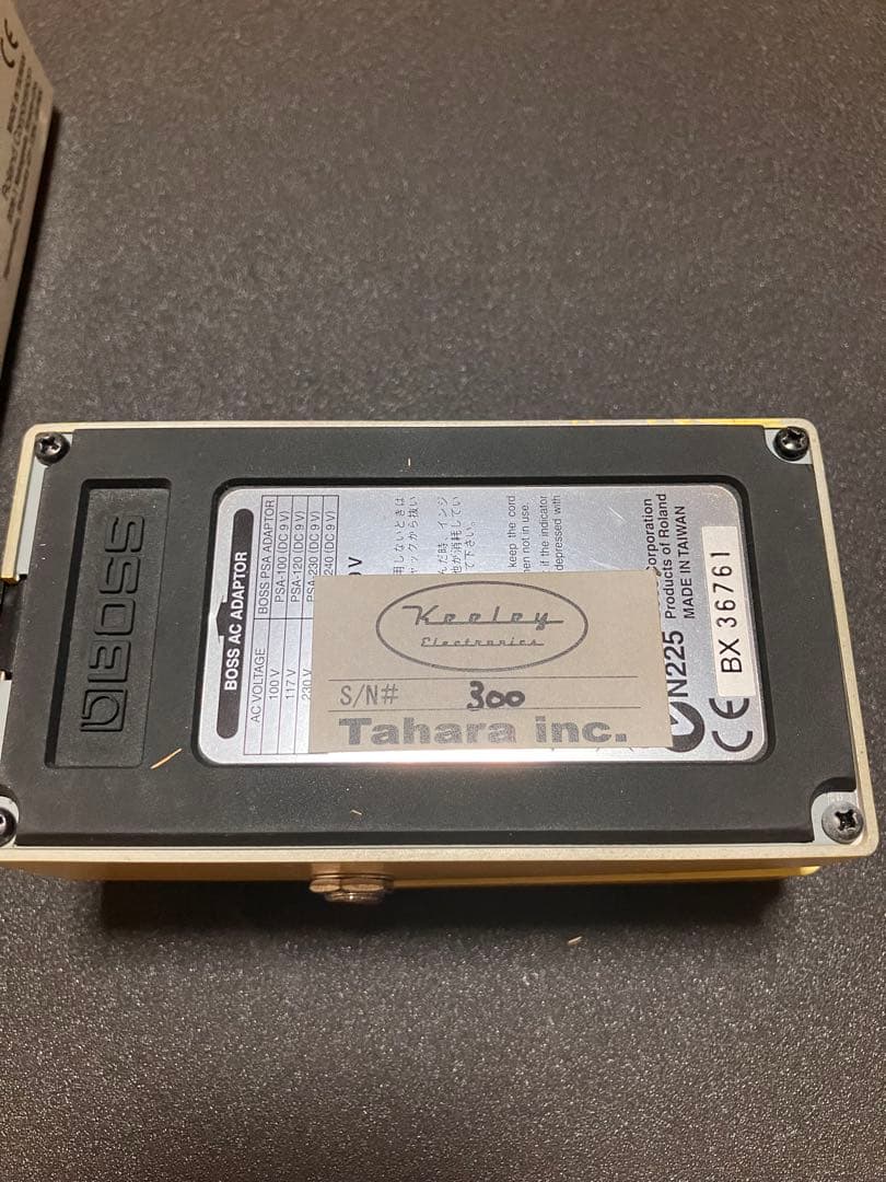 【Keeley Mod 正規】BOSS SD-1 箱+取説付　オーバードライブ