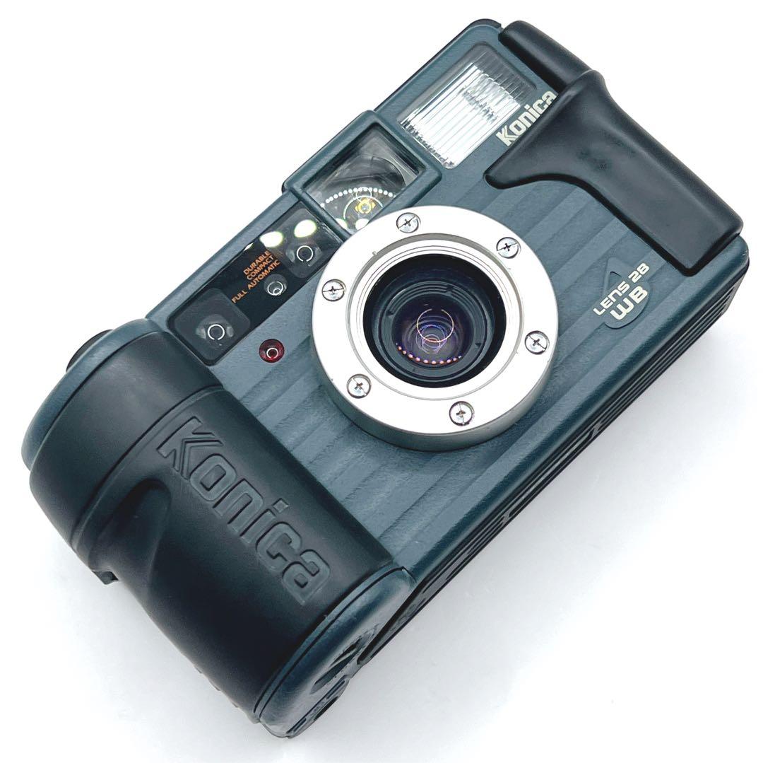 【美品】Konica Lens 現場監督28WB コンパクトカメラ 防塵 防水