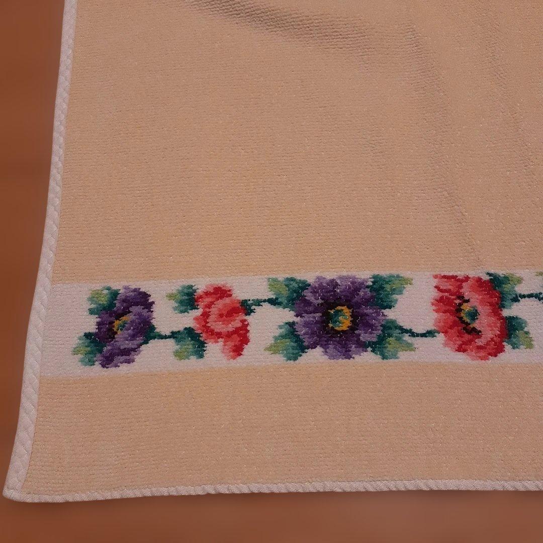 FEILER 花柄刺繍 バスタオル イエロー Made in Germany