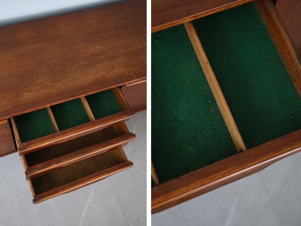 英国アンティークStonehill製サイドボード/木製机テレビ台(91-153)