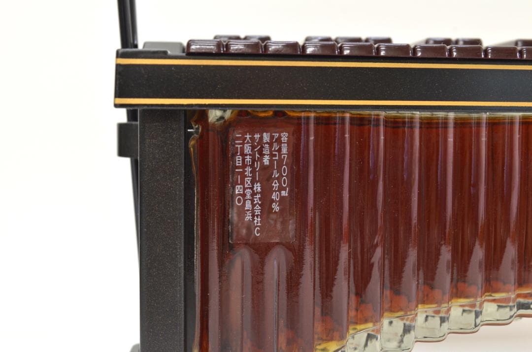 M*o様 未開封 サントリー ブランデー エクストラ マリンバ型ボトル 楽器 7