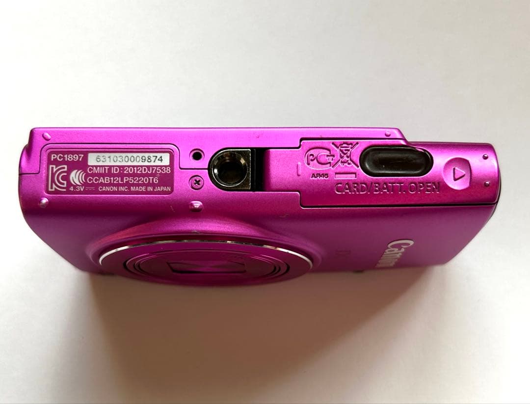 キャノン Canon IXY 610F （ピンク）　動作品