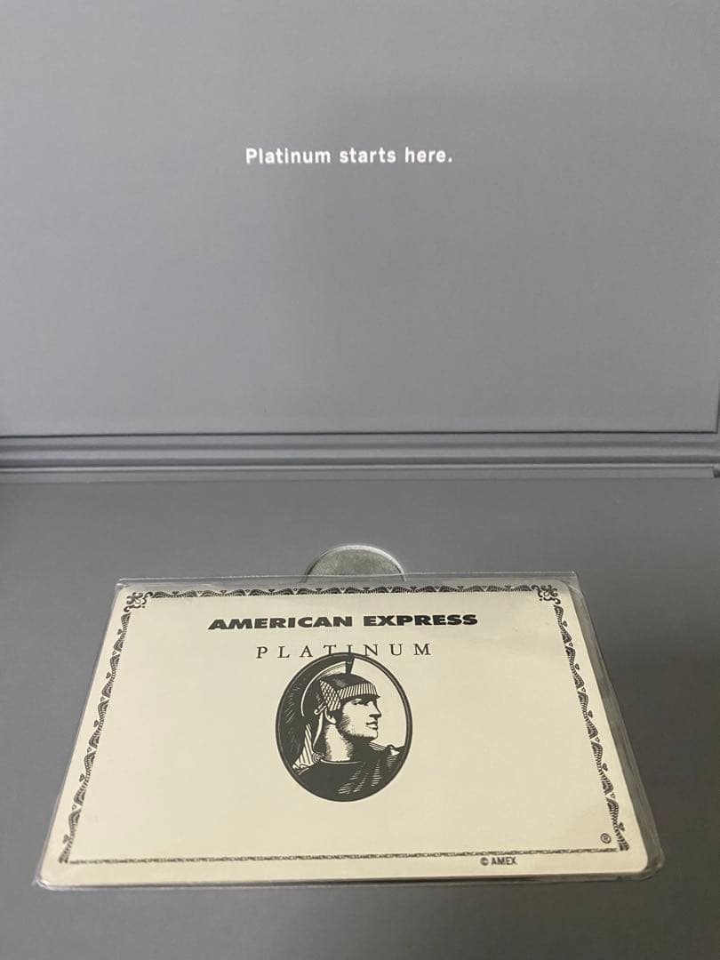 【米国版新品】アメックス　ミラー　カード　ノベルティプラチナ　3枚セット