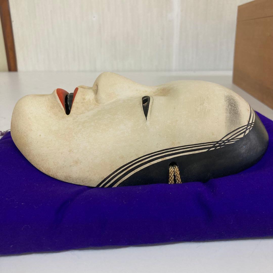 能面 増女 お面 箱付き 詳細不明