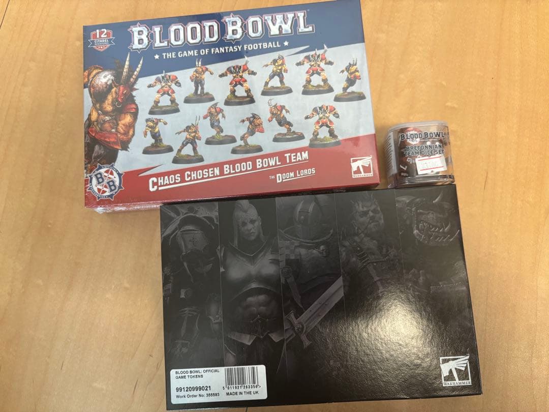 ぺ*ー様 WARHAMMER「ブラッドボウル チョーズン トークンセット」ウォー