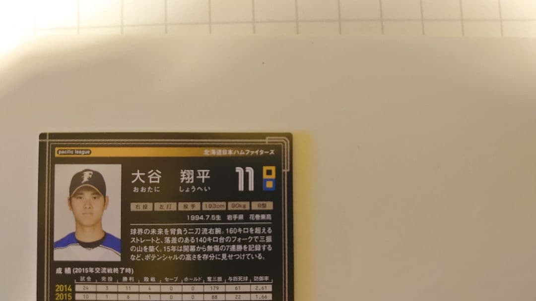 オーナーズリーグ2015 大谷翔平 SUPER STAR