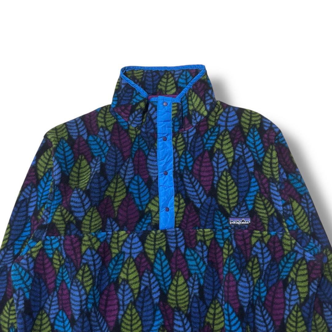 S級状態 入手困難 Patagonia パタゴニア 激レア リーフ柄 スナップT