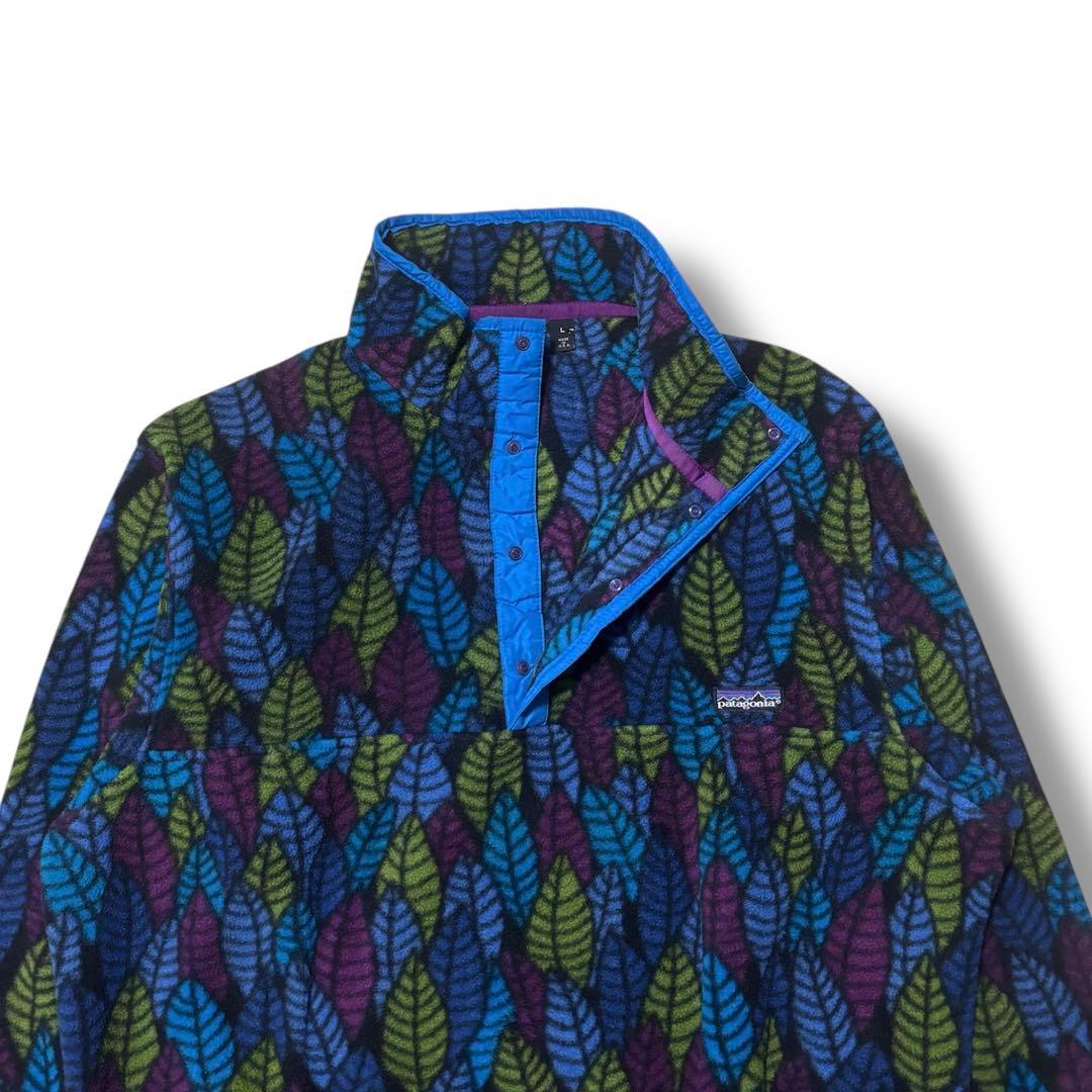 S級状態 入手困難 Patagonia パタゴニア 激レア リーフ柄 スナップT