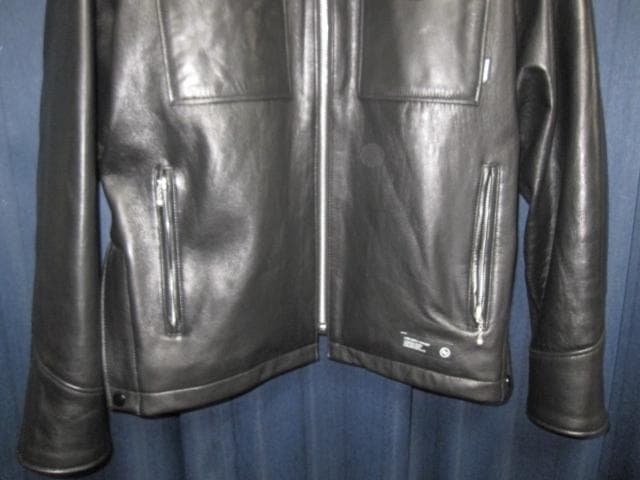 ジャケット・アウター NEIGHBORHOOD LEATHER PM JACKET L BLACK