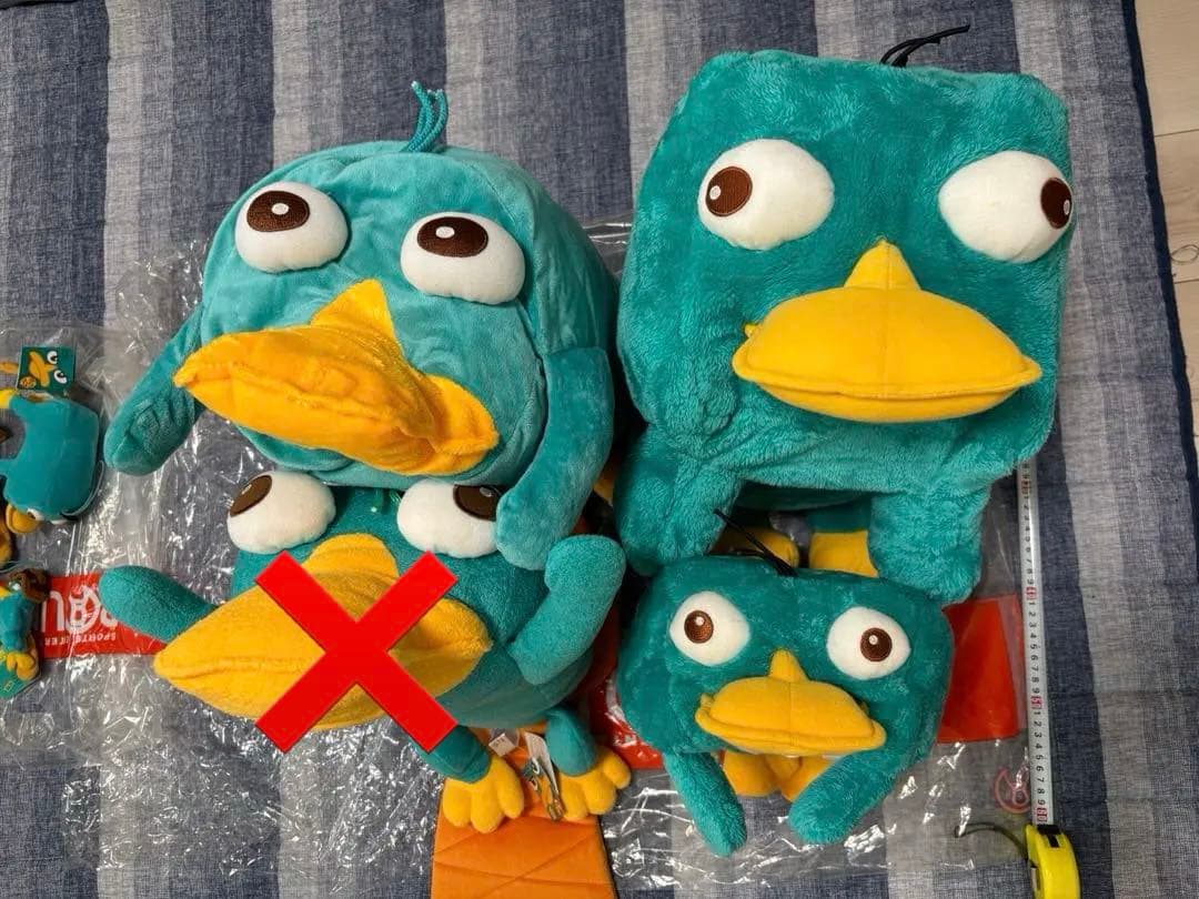 ☆8点セット☆フィニアスとファーブ エージェントP カモノハシペリー ぬいぐるみ