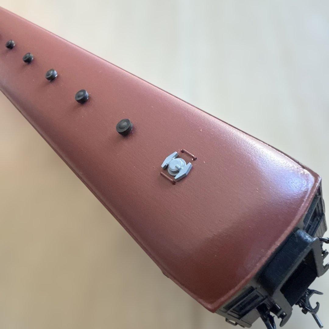 HO スロネ10067? 丸小窓　ブラウン客車モデル　客車ラスト出品