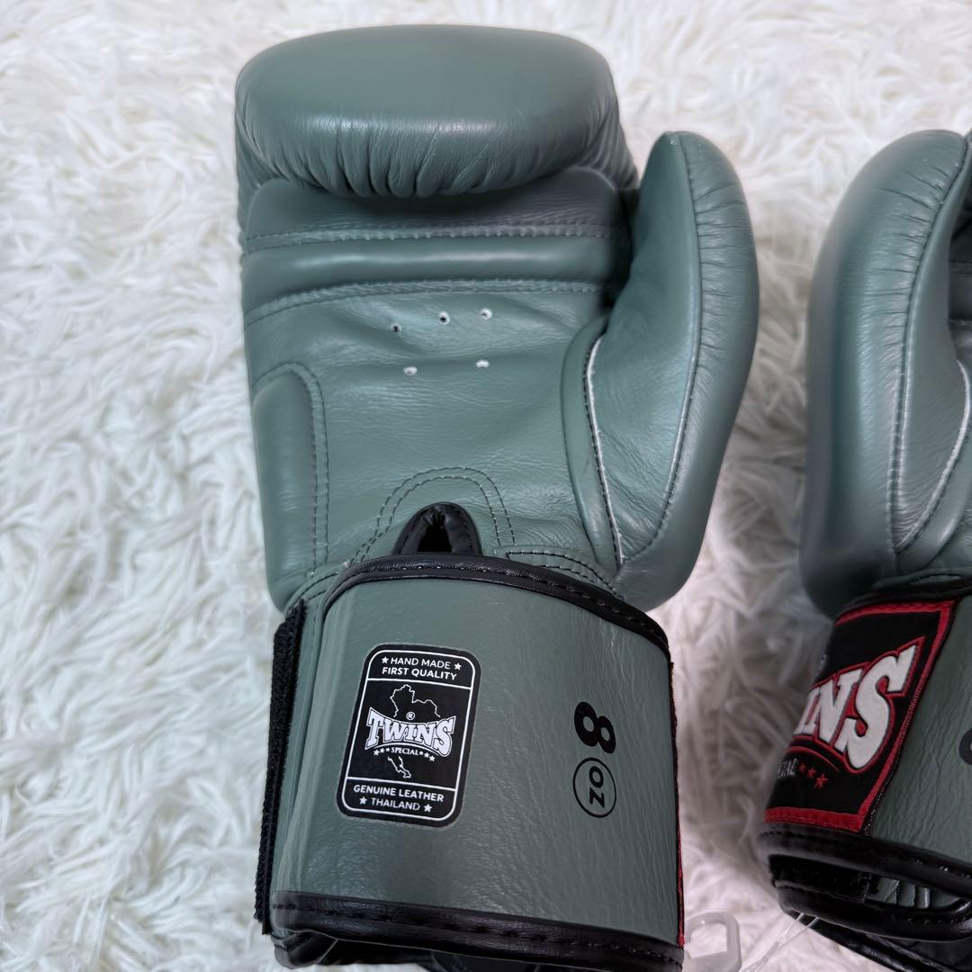 希少カラー TWINS ボクシンググローブ 8oz カーキ 美品 ツインズ