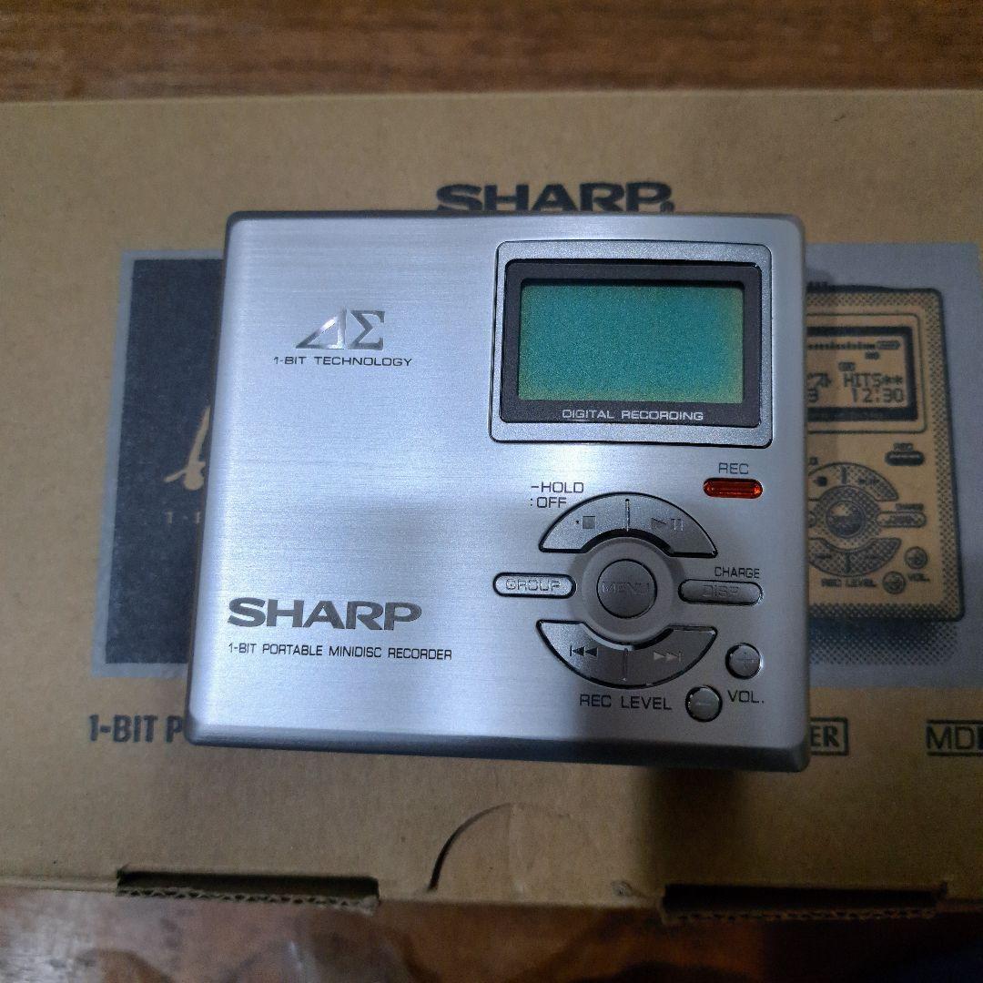 【未使用に近い】SHARP MD-DR7-S MDレコーダー ポータブル