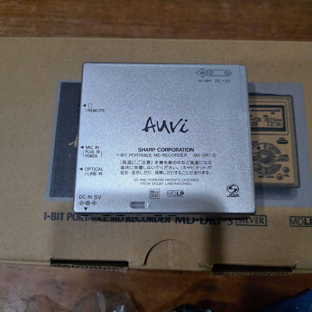 【未使用に近い】SHARP MD-DR7-S MDレコーダー ポータブル