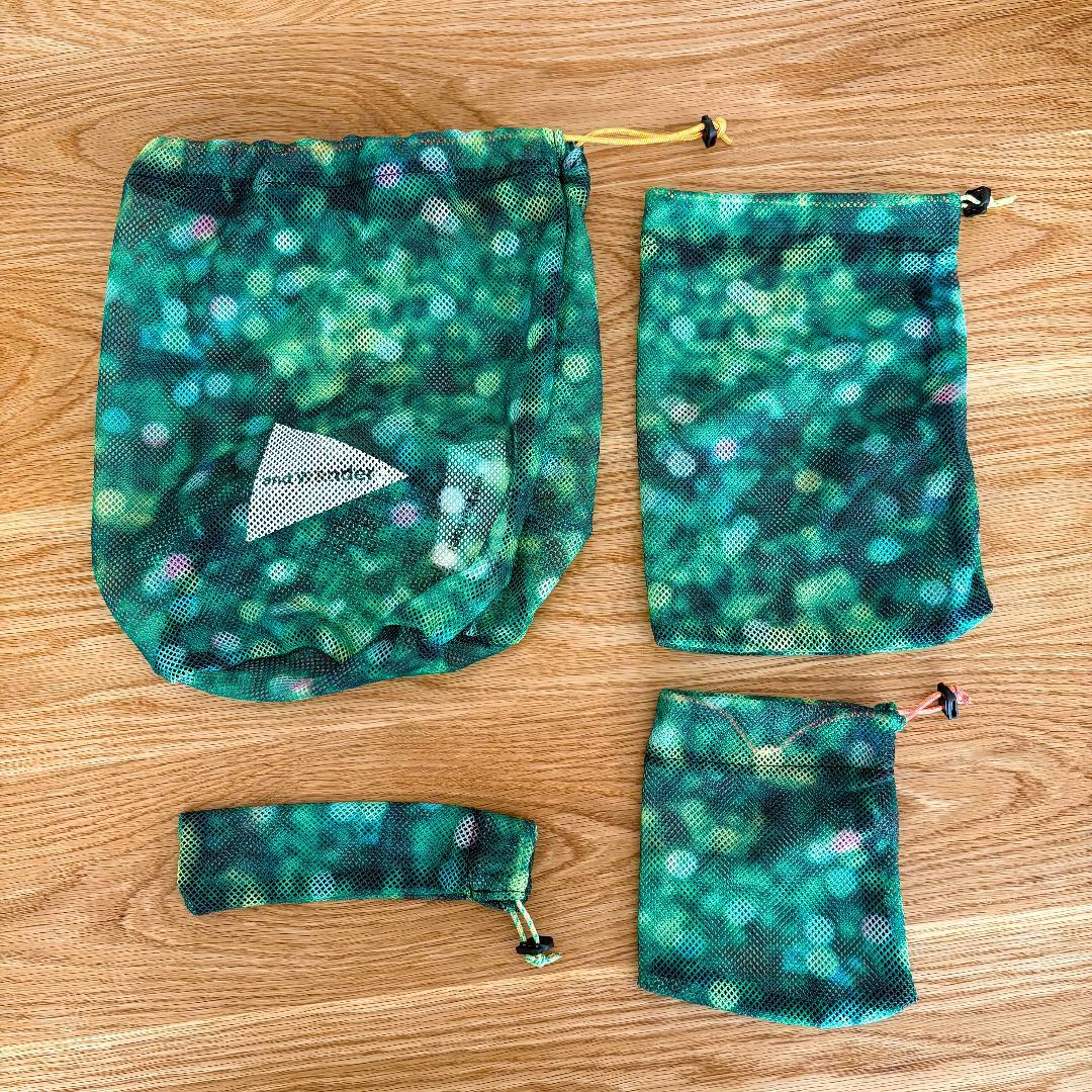 and wander MESH POUCH アンドワンダー メッシュポーチセット