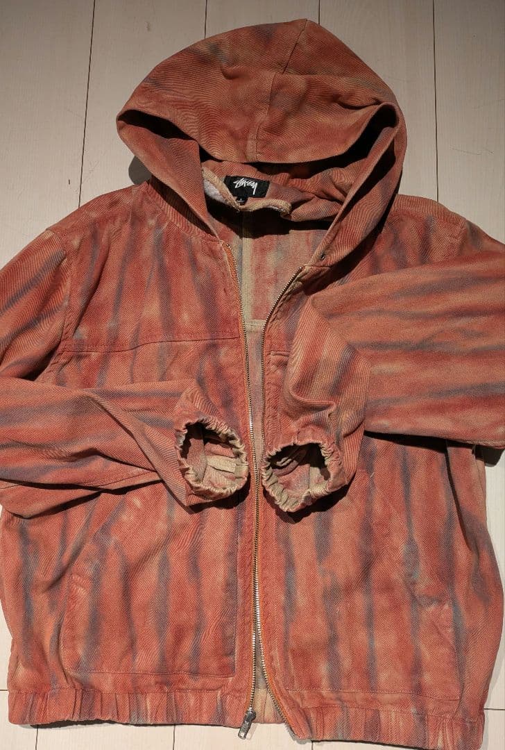 メンズ　長袖　ブルゾン　DYEDWORK JACKET By STUSSY