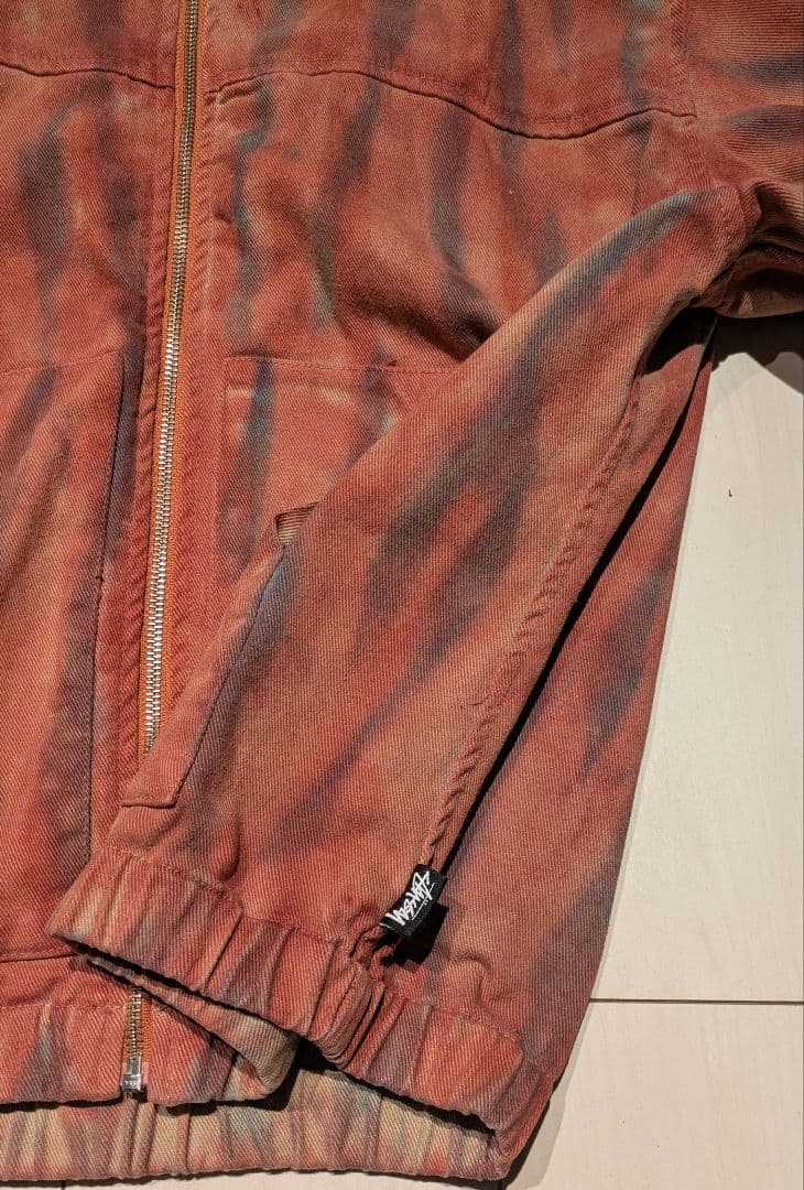メンズ　長袖　ブルゾン　DYEDWORK JACKET By STUSSY