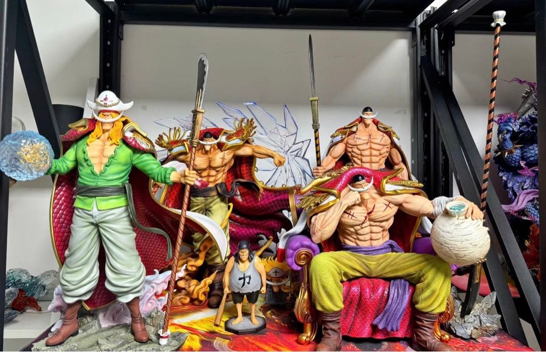 ワンピース 白ひげ  ガレージキット ガレキ スタチュー③②