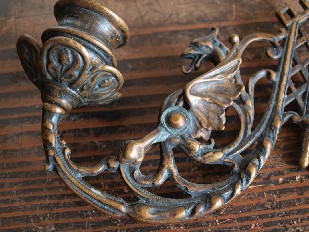 ピアノ用 キャンドルスタンド ピアノ燭台 金属 キャンドルホルダー /J931