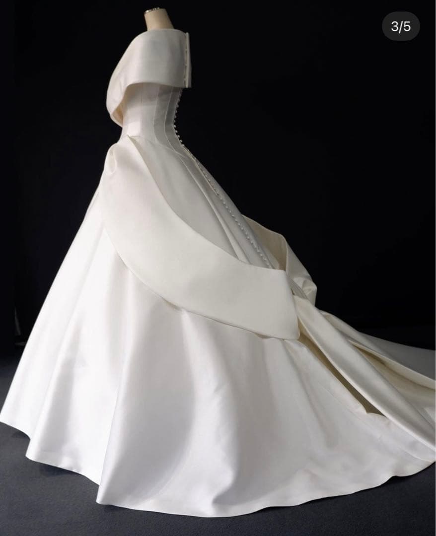 エマリーエ シンプルエリザベート11号 リボンボンネやベール等付