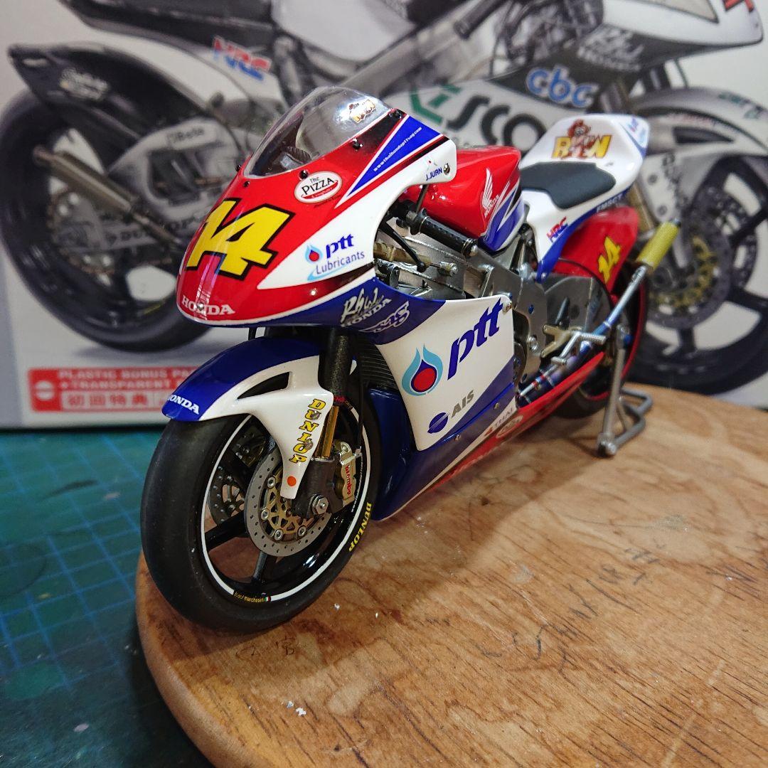 Honda 1/12 RS250RW完成品 ハセガワ タミヤ フジミ アオシマ