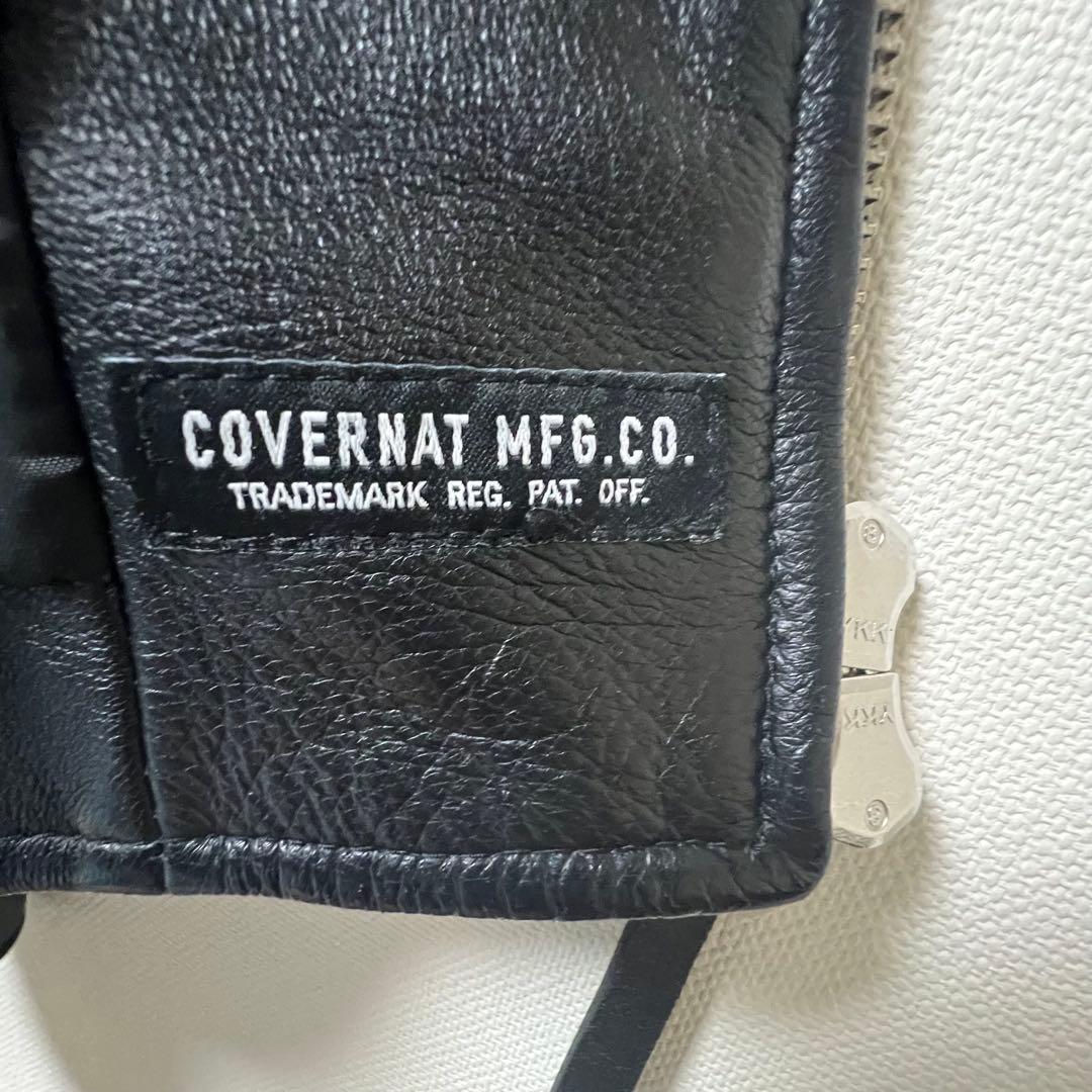 【美品】COVERNAT 本革 シープスキン レザージャケット L ライダース