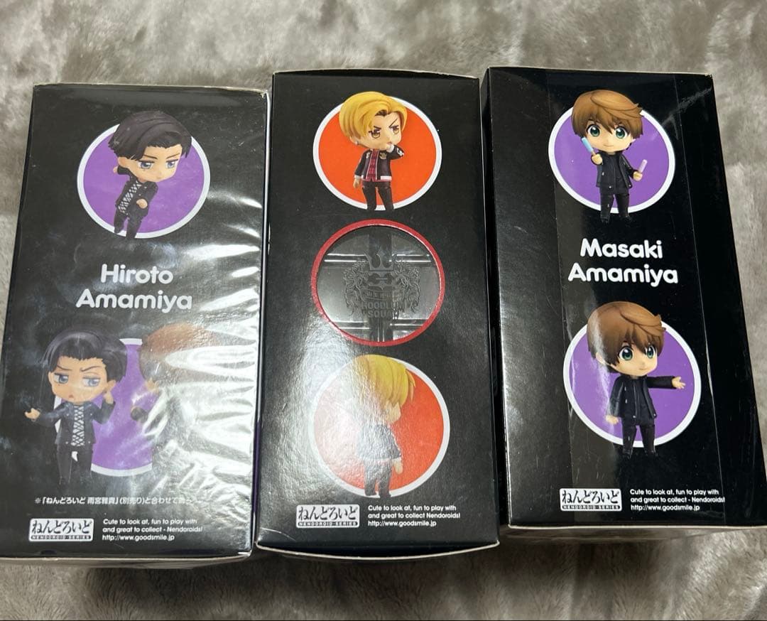 HIGH&LOW ねんどろいどフィギュア3個セット　雨宮兄弟　コブラ