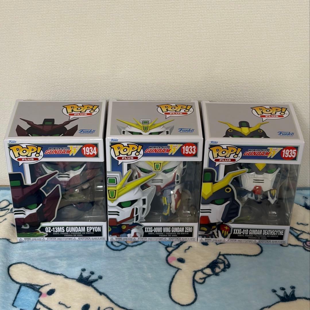 【新品】Funko Pop! Plus GUNDAM Wing フィギュア 3点