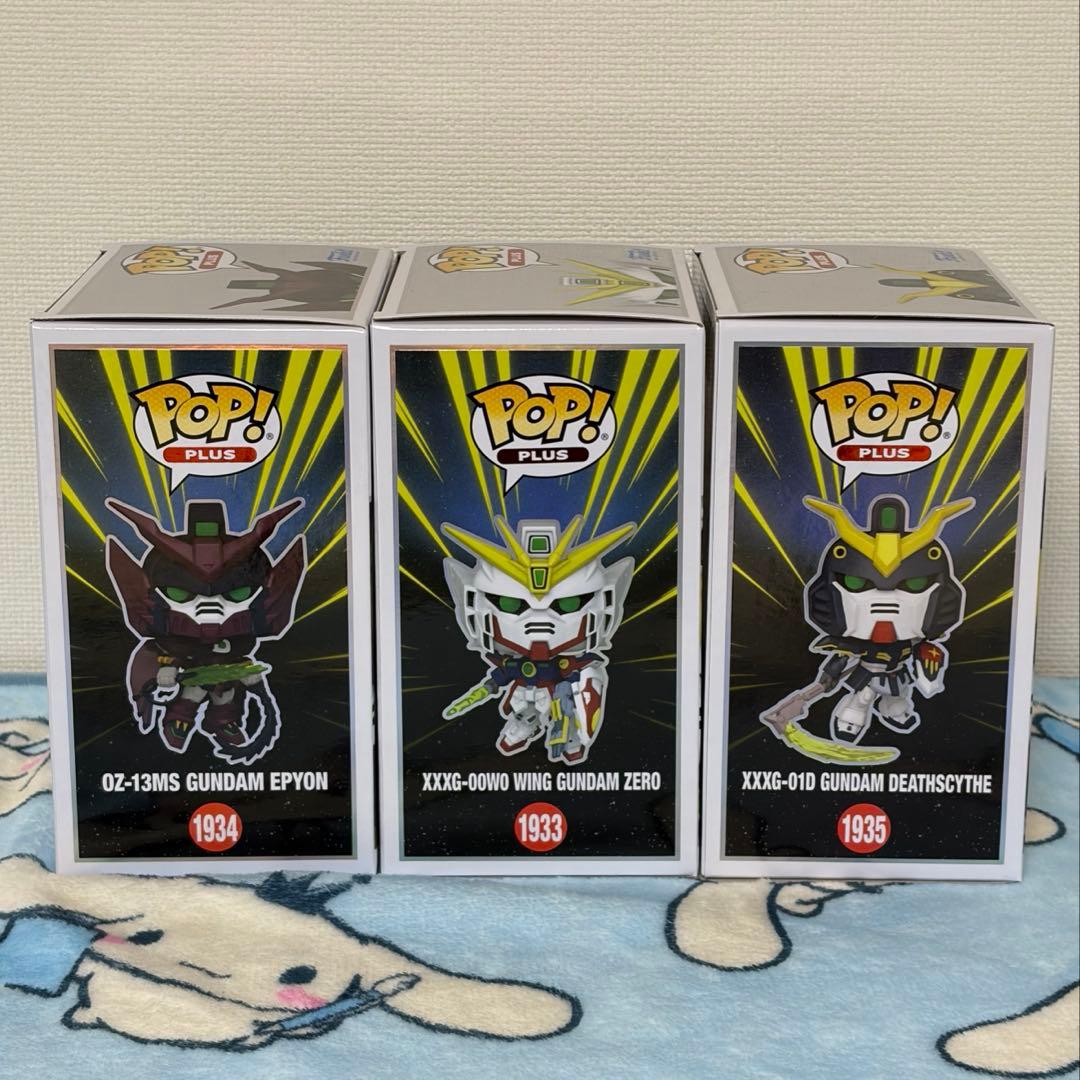 【新品】Funko Pop! Plus GUNDAM Wing フィギュア 3点